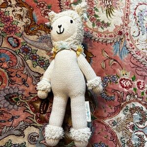 Cuddle + Kind Lucas the Llama 100% Cotton 13 Inch Plush Toy